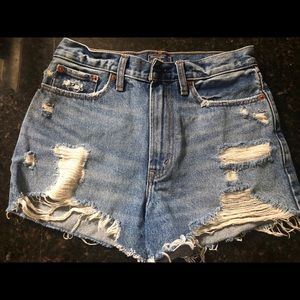 Abercrombie & Fitch high rise shorts